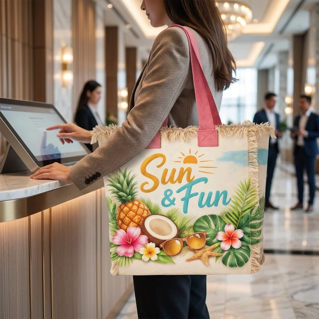 Baumwolltaschen mit  Seitenfalte | Druck-All-Over