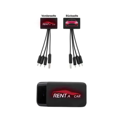 MagSet LED "Style" Powerbank Geschenkset (LED-Logo auf beiden Produkten)