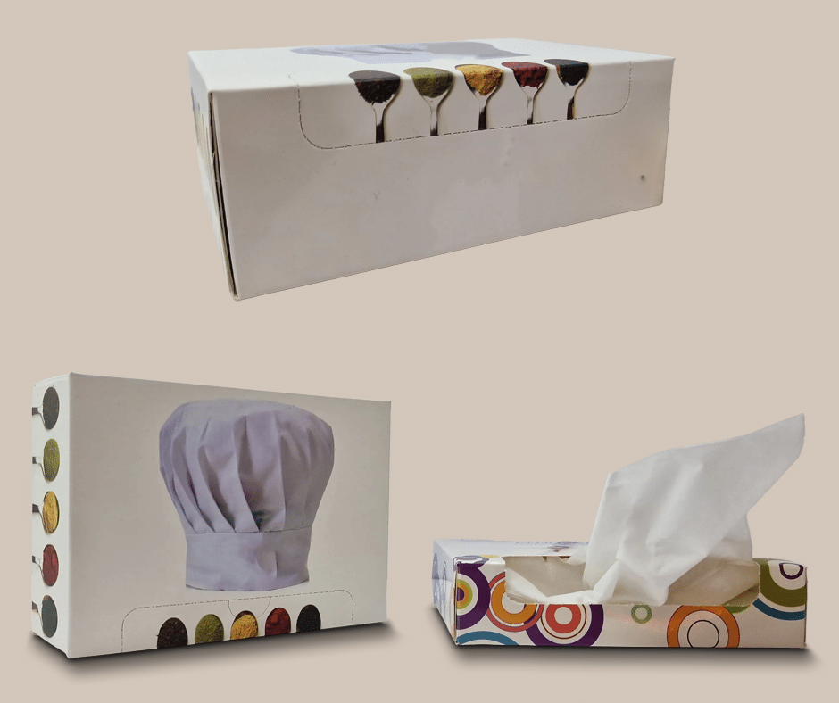 3D BENUTZERDEFINIERTE FORM TISSUE-BOX (175 x 115 x 55 mm)