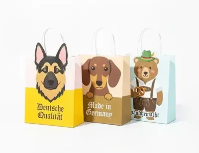 3D-Taschen und gestanzte Taschen
