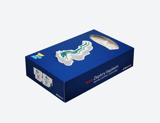3D Taschentuchbox  – Hochwertige Kosmetiktuchbox (175 × 115 × 55 mm)