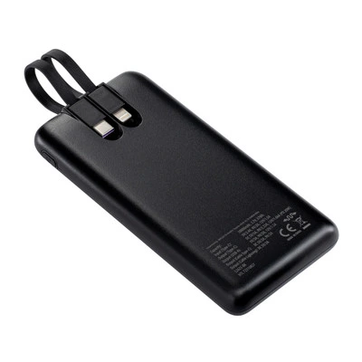Powerbank mit Fast Charge und Power Delivery REEVES-PULSEXPRESS 10 schwarz 10000 mAh