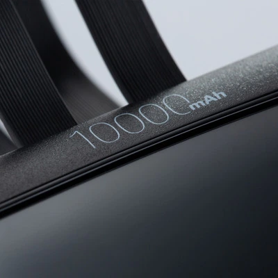 Powerbank mit Fast Charge und Power Delivery REEVES-PULSEXPRESS 10 schwarz 10000 mAh