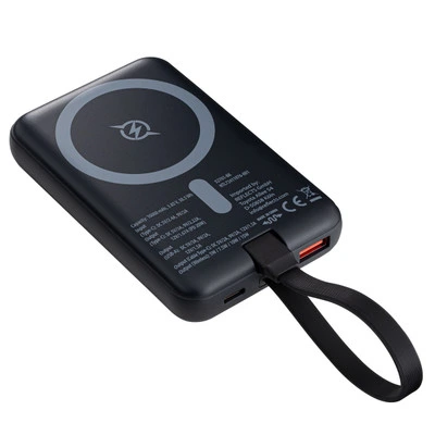 Magnetische 15W Wireless Powerbank REEVES-DAIYMO schwarz 10000 mAh