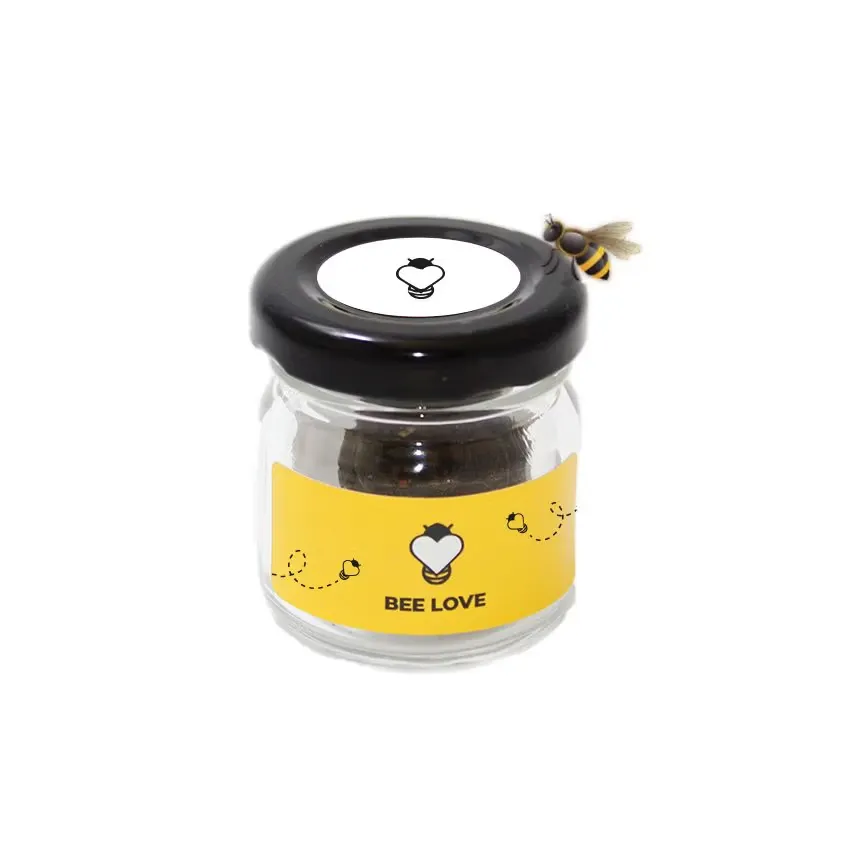 Bee Bomb im Glas – Samenbombe im Glas