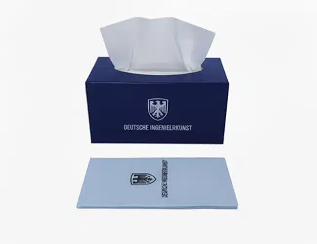 AutoComfort Premium Auto-Taschentuchbox – Extra Große Tücher (125 × 65 × 60 mm)