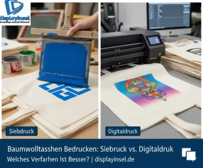 Baumwolltaschen Bedrucken: Siebdruck vs. Digitaldruck – Welches Verfahren Ist Besser?