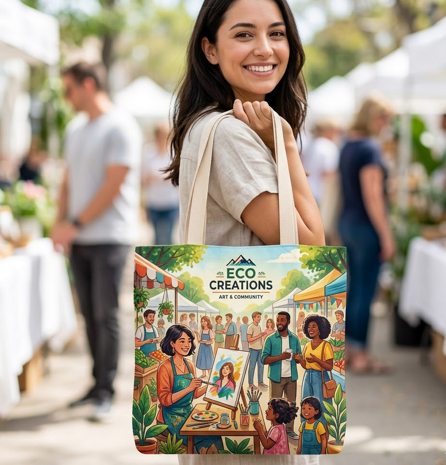 Baumwolltaschen Druck-all-Over