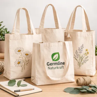 Baumwolltaschen naturfarben