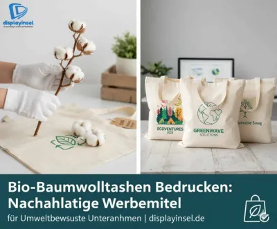 Bio-Baumwolltaschen Bedrucken: Nachhaltige Werbemittel für Umweltbewusste Unternehmen