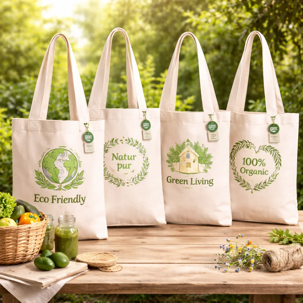 Bio-Baumwolltaschen