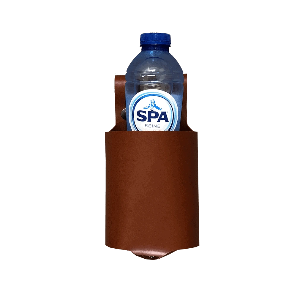 Flaschenhalter aus Leder (Lasergravur)
