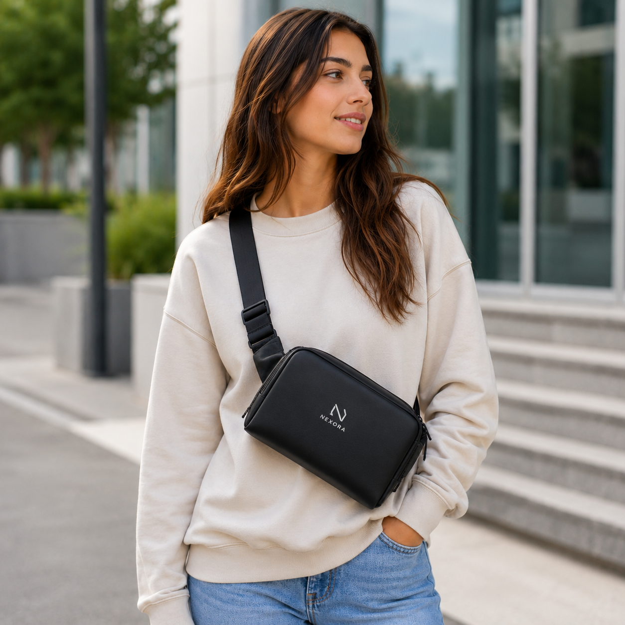 BrandCharger Edge Umhängetasche aus recyceltem Polyester