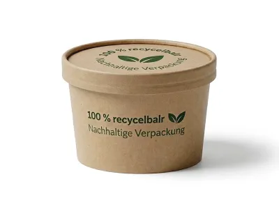 Braun Papier-Suppenschale ab 50.000 Stück