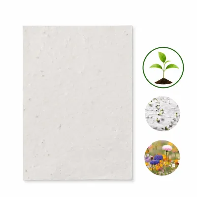 DIN A5 Wildblumen-Samenpapier
