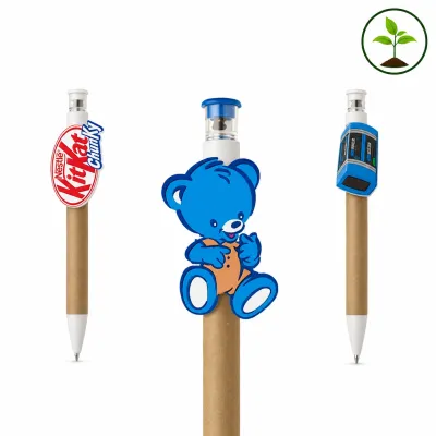 Bio-Kugelschreiber mit Samen – Recyclingpapier & Druckmechanik