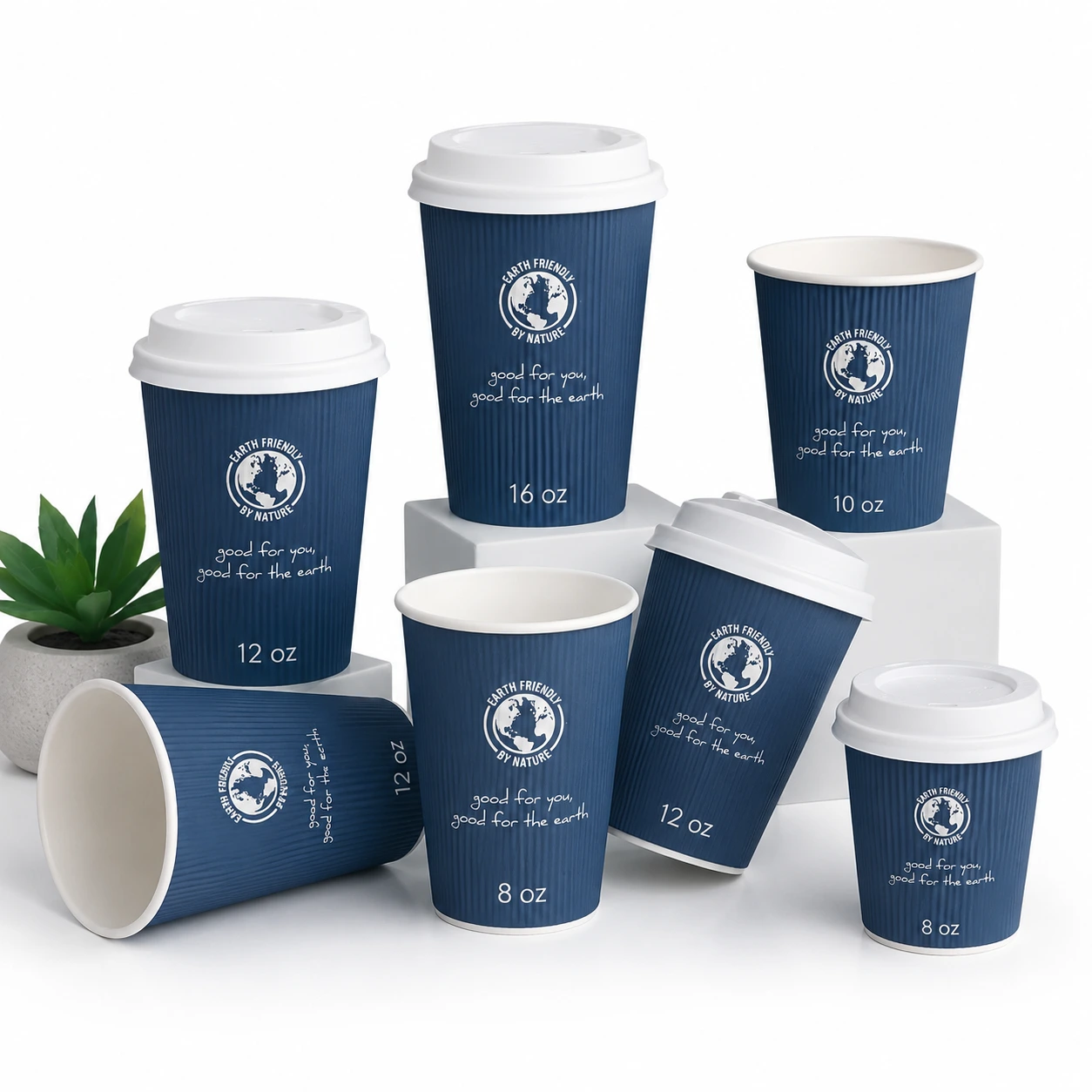 Ripple Papierbecher / Corrugated Cup