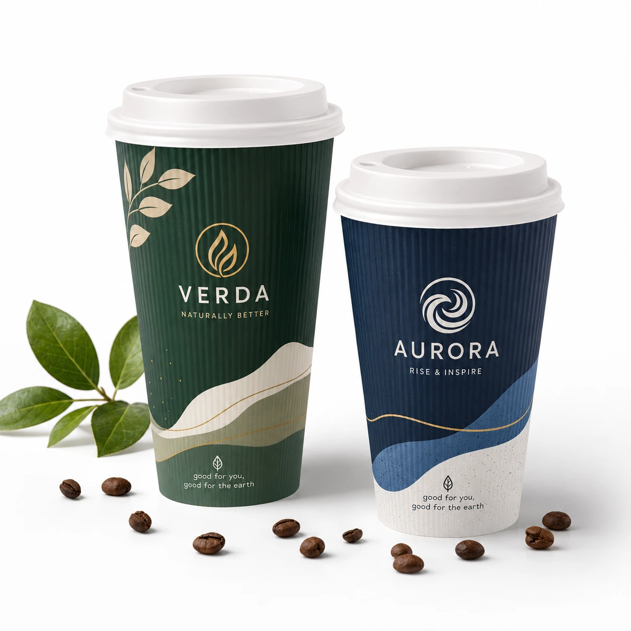 Ripple Papierbecher / Corrugated Cup