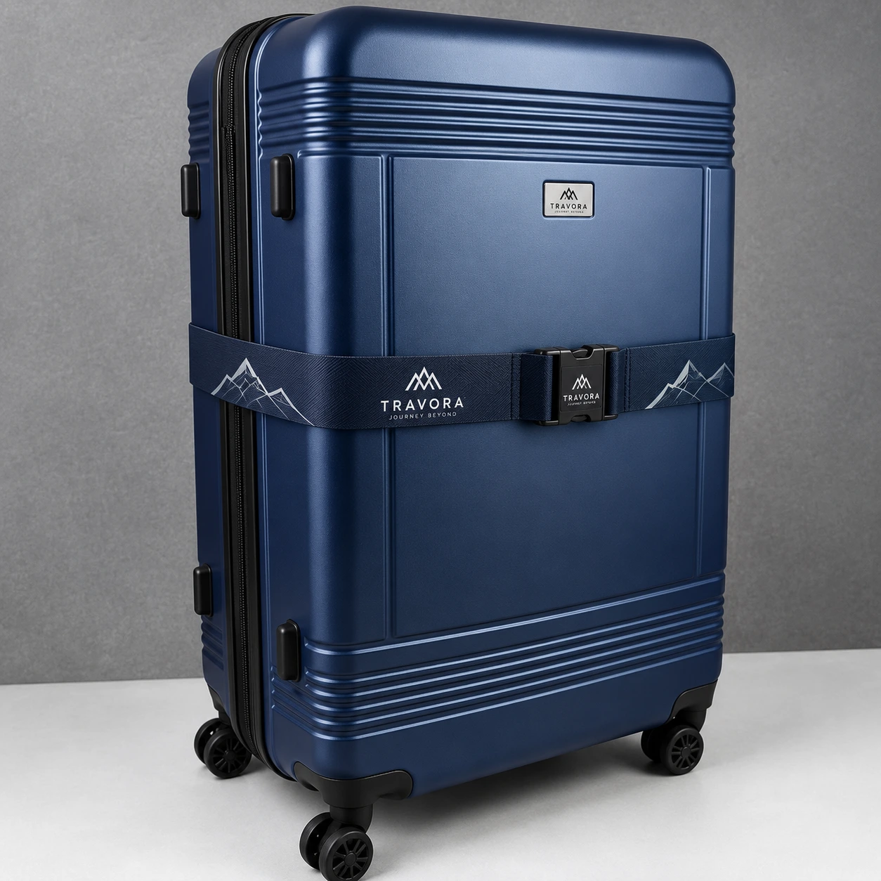 MagBelt® Luggage – Individuell bedruckbares Koffergurt mit Sicherheitsschnalle