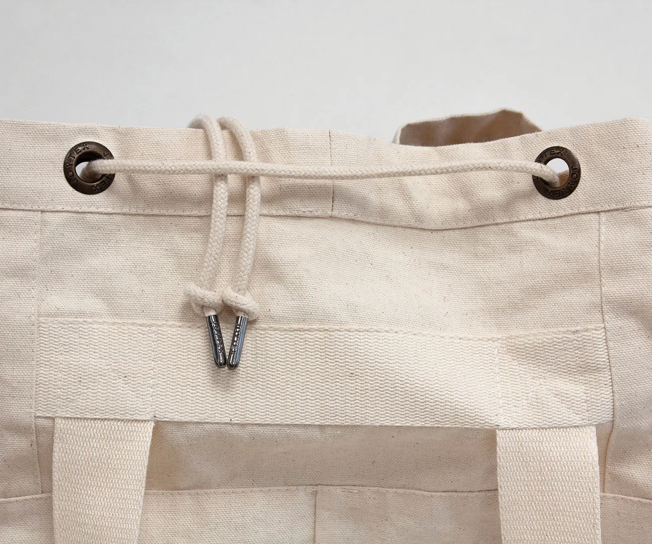 CORFU – Canvas-Rucksack mit Kordelzug und verstellbarem Schultergurt (30 x 50 cm)