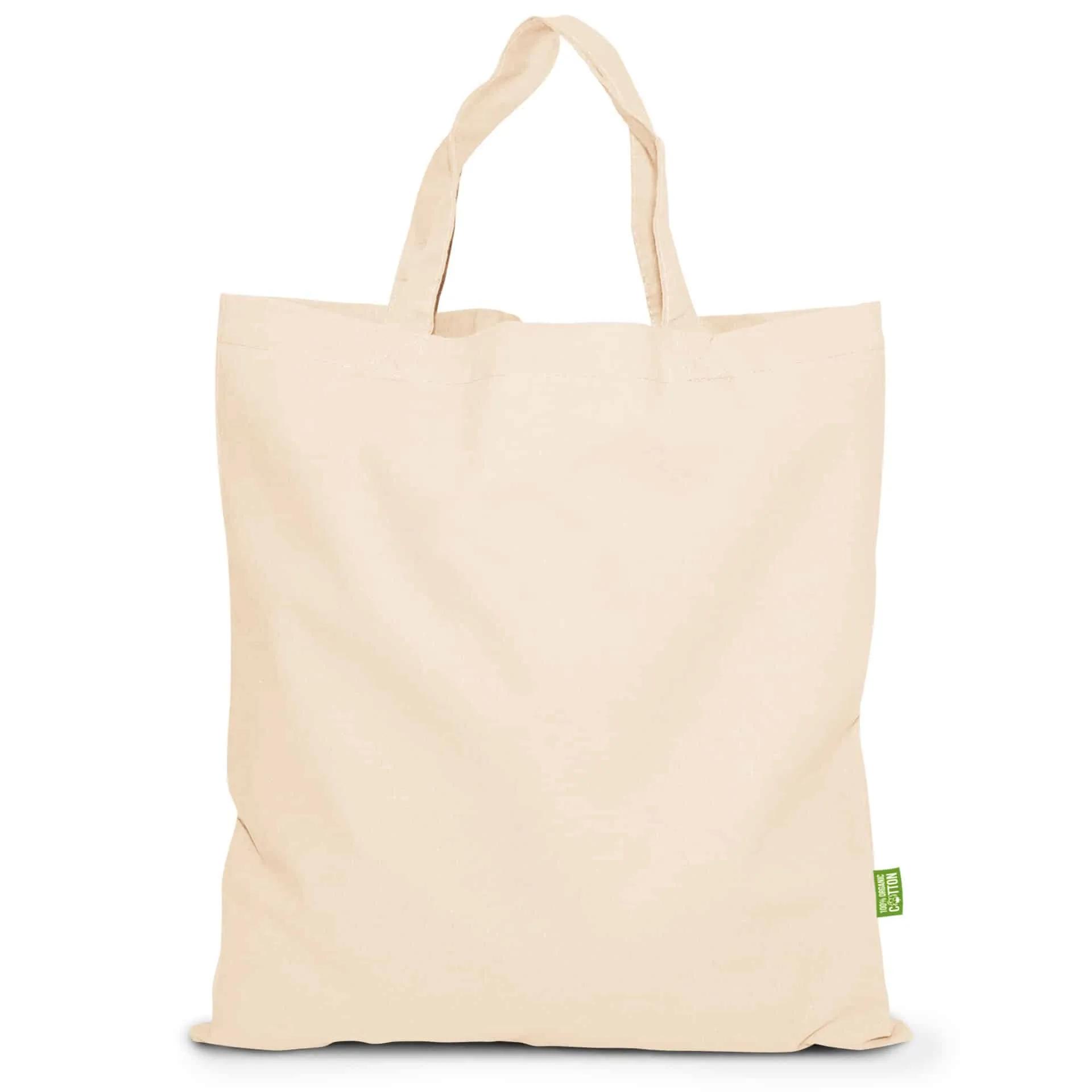 DARWIN – Bio-Baumwolltasche mit kurzen Henkeln (38 x 42 cm)