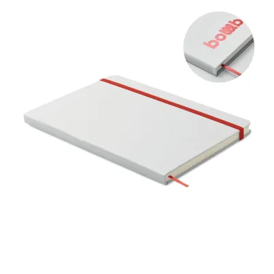 DIN A5 Notizbuch für Gravur ROUTE WEISS