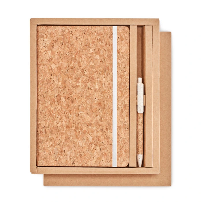 DIN A5 Notizbuch Kork SUBER SET