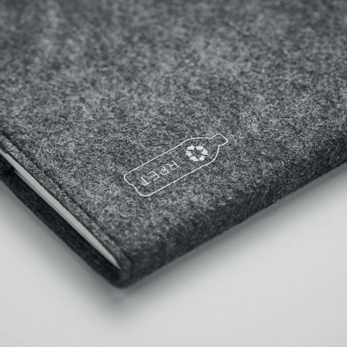 DIN A5 Notizbuch RPET-Filz FELTBOOK