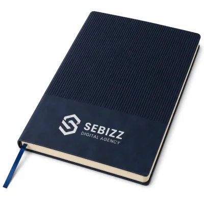 Notizbuch Elian A5 aus recyceltem Kunstleder – Liniert