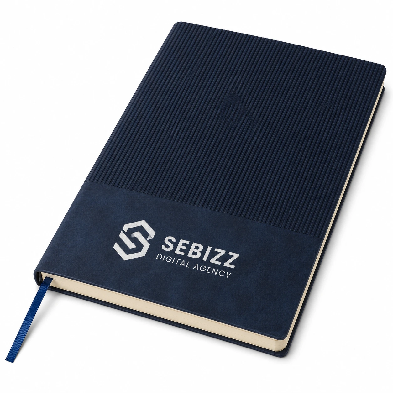 Notizbuch Elian A5 aus recyceltem Kunstleder – Liniert
