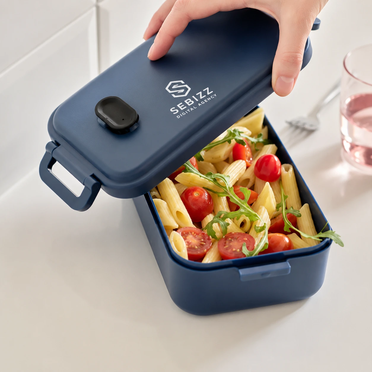 Lunchbox Ondine | 800 ml | Brotdose mit Mikrowellenventil