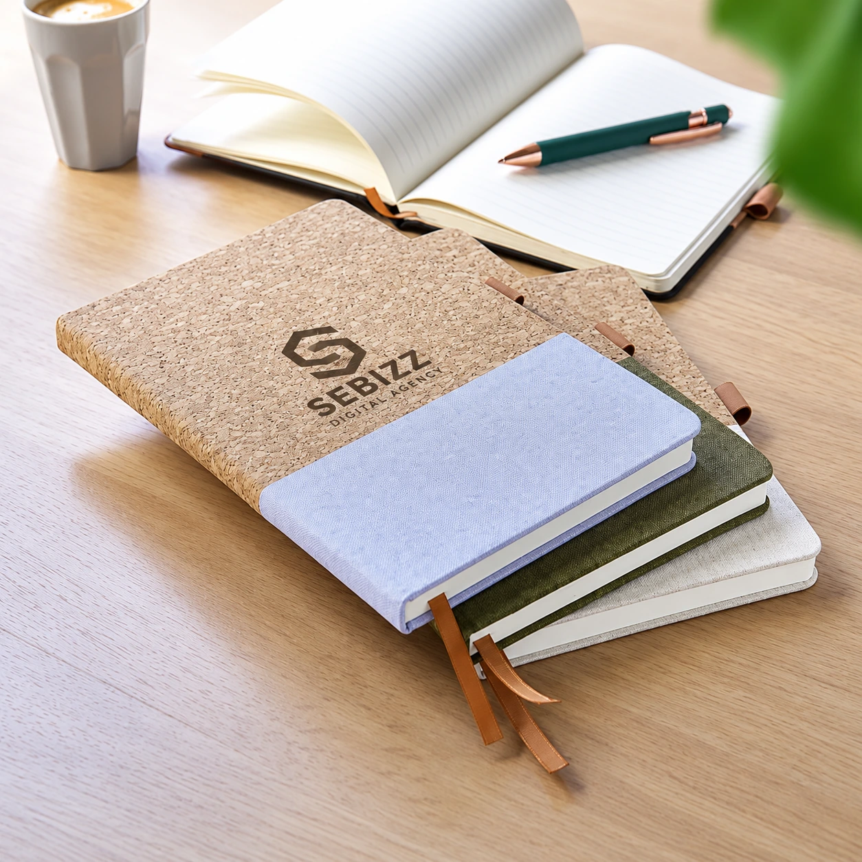 Notizbuch Trevor | A5 | Kork & Baumwolle | Liniert