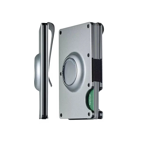 DualTag® Aluminium Card Wallet – Premium Kartenhalter mit integriertem Tracker-Fach