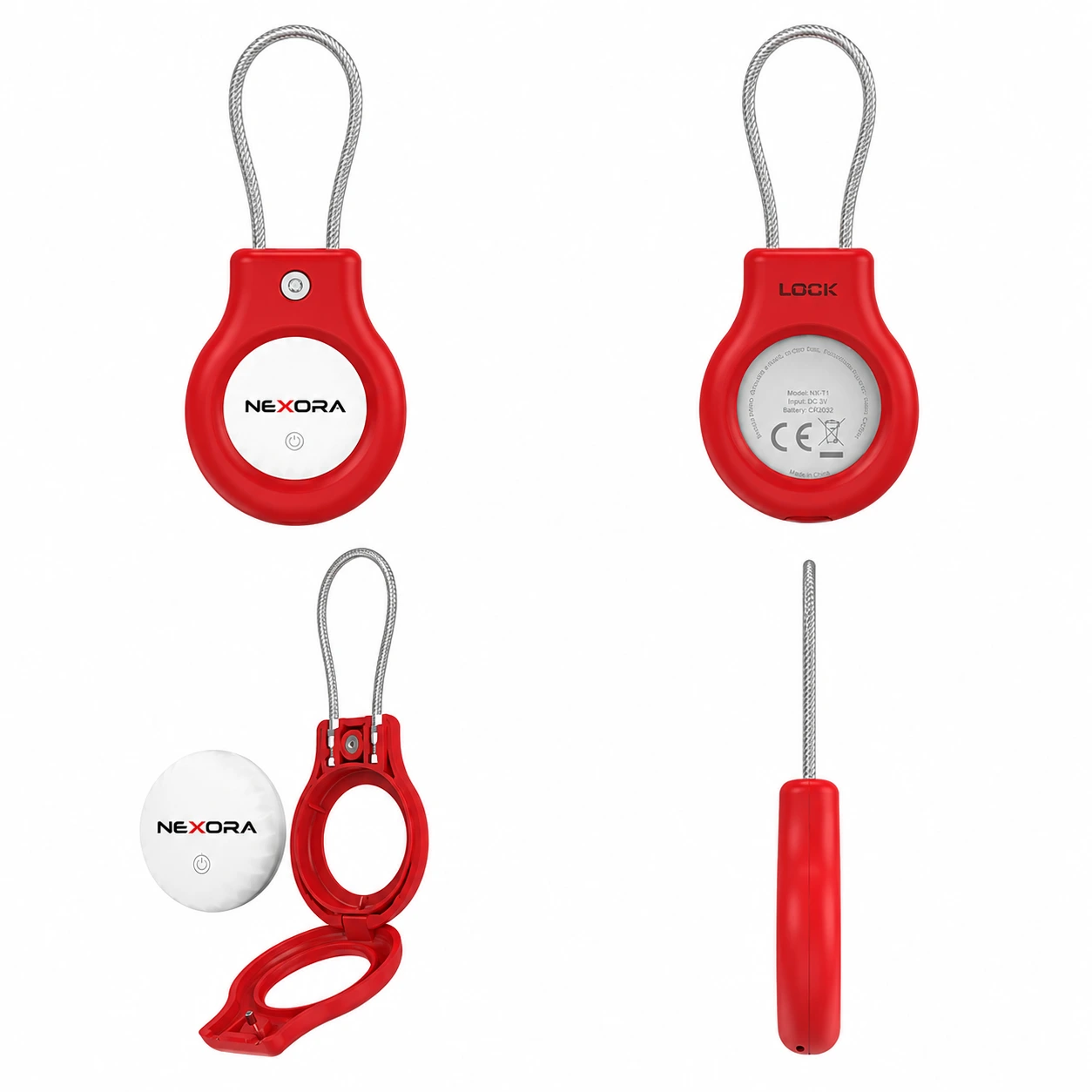DualTag® Easy Gadget – Robuster Tracker-Schlüsselanhänger für DualTag