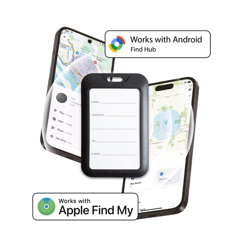 DualTag® Luggage – Bluetooth-Gepäckanhänger mit Apple Find My & Google Find My Device