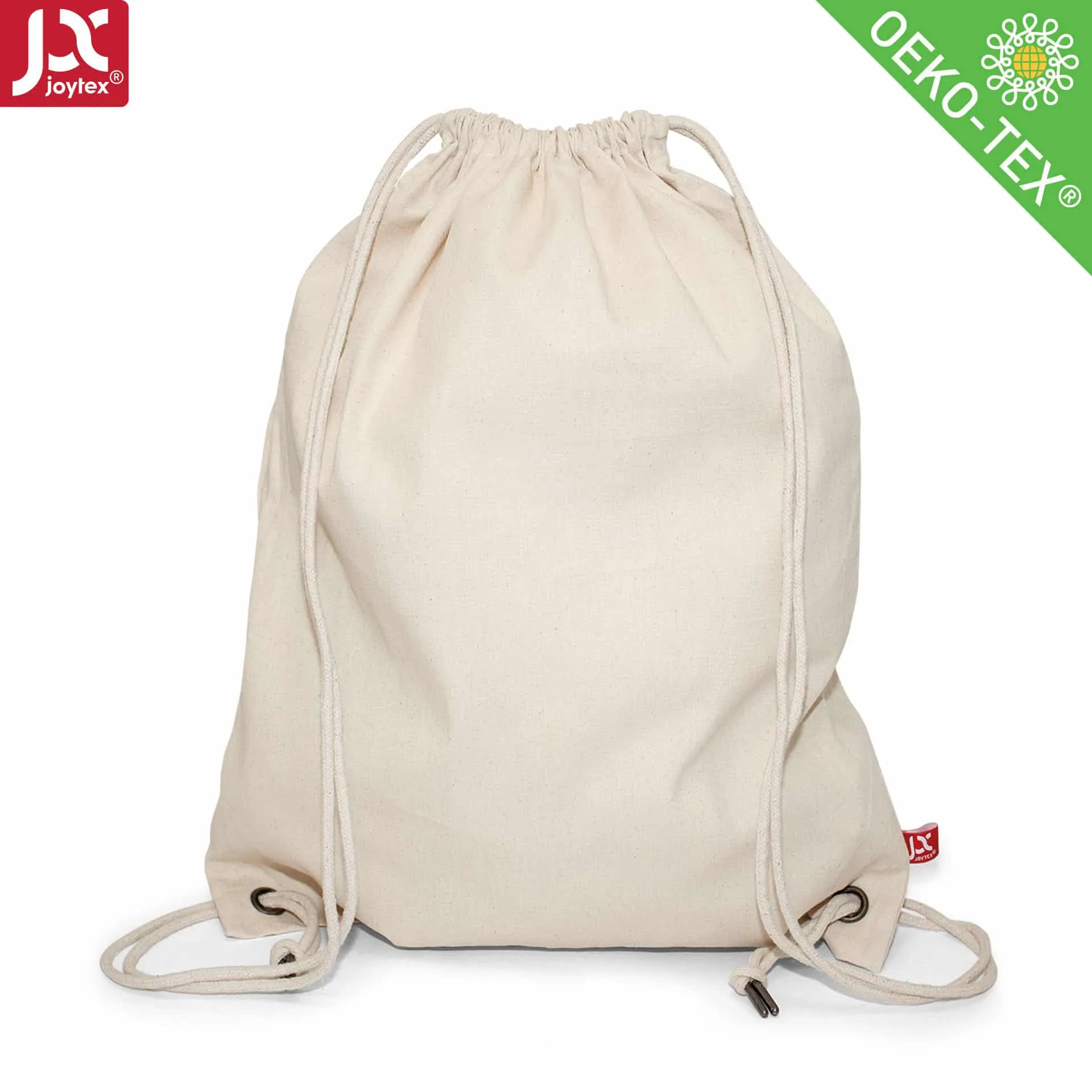 DURBAN – Canvas-Rucksack mit Kordelzug und Metallösen (40 x 50 cm)