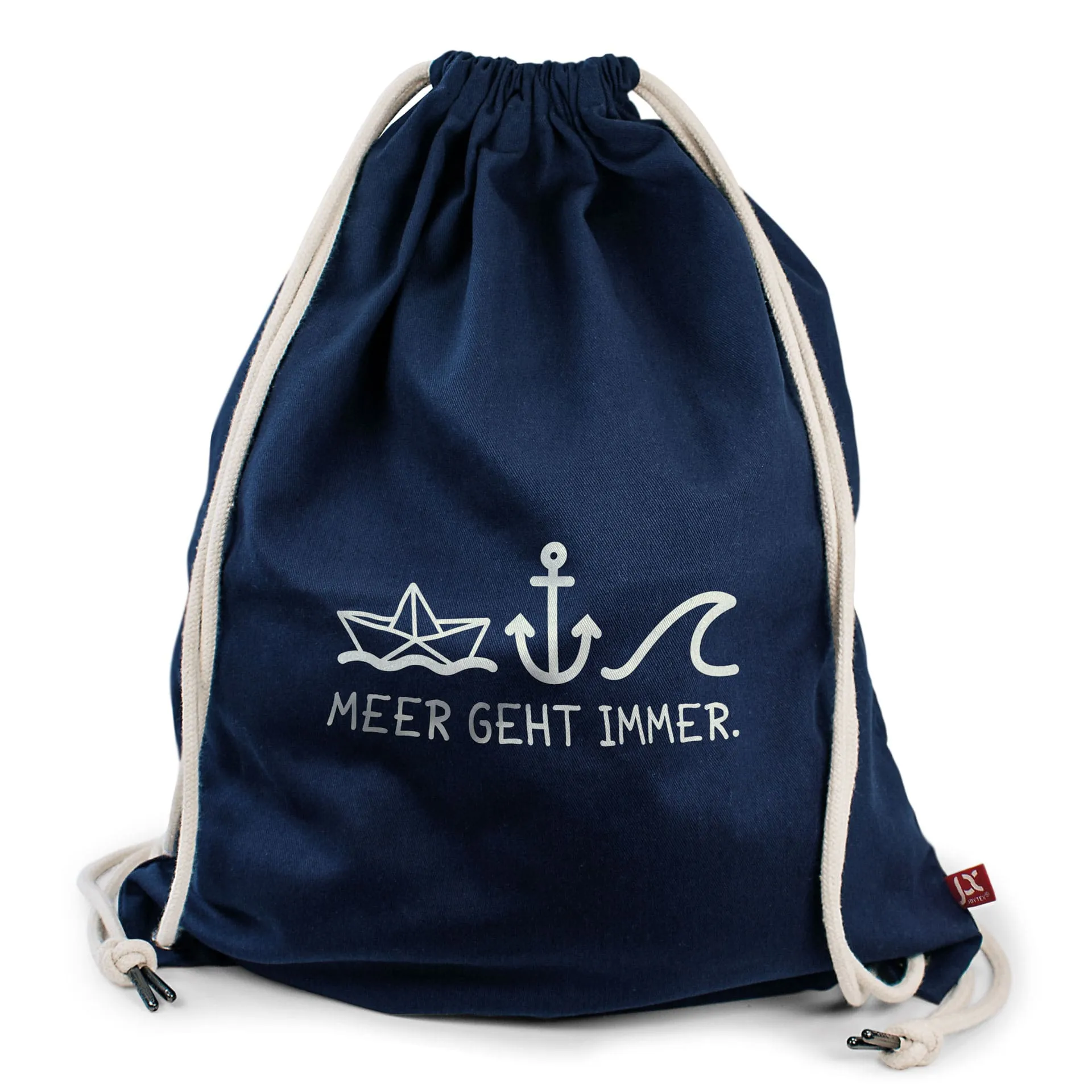 DURBAN – Canvas-Rucksack mit Kordelzug und Metallösen (40 x 50 cm)