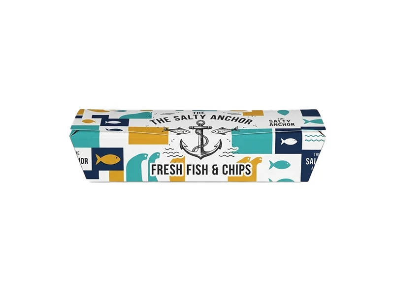 Fisch und Pommes Frites Boxen ab 1.000 Stück