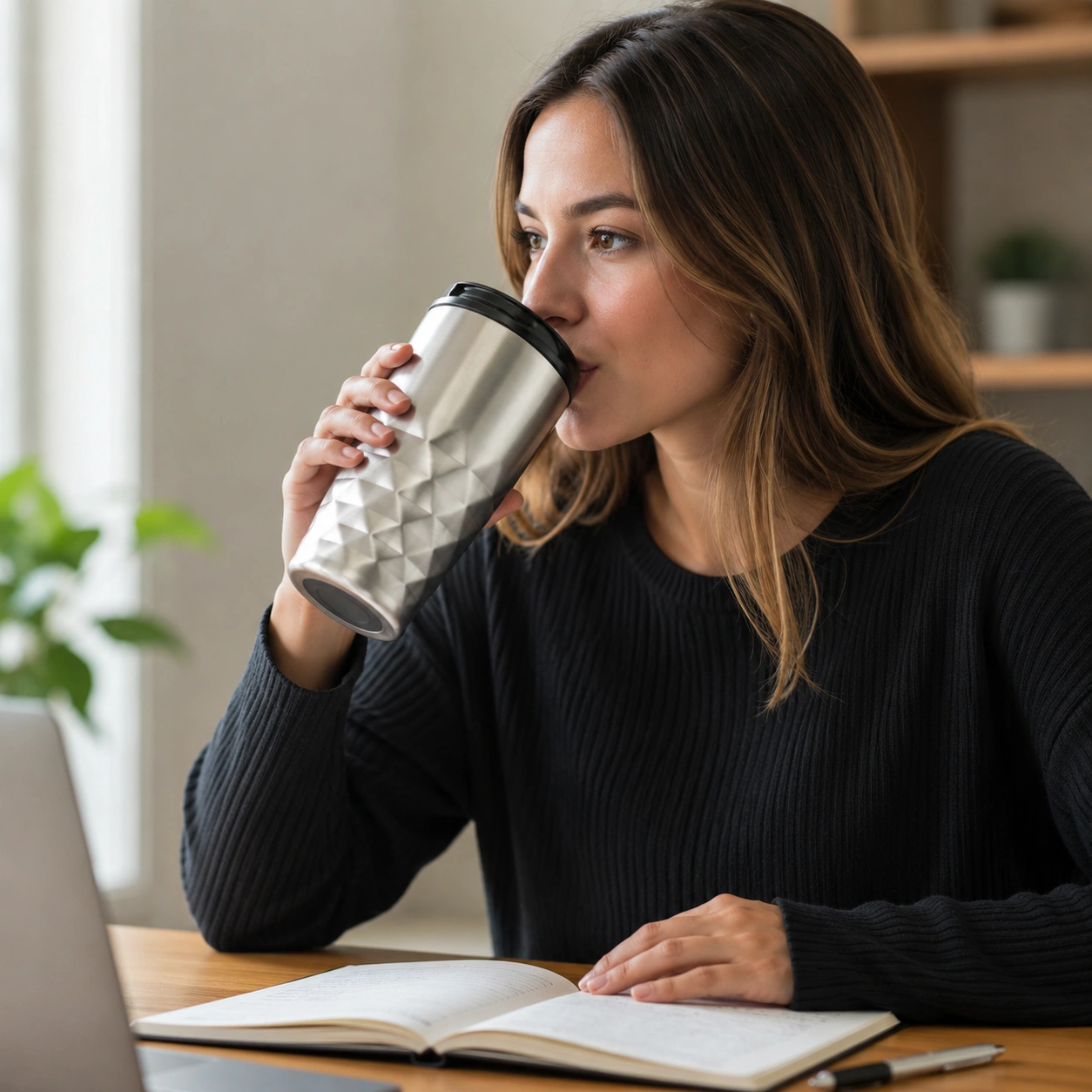 Geo 350 ml Kupfer-Vakuum Isolierbecher