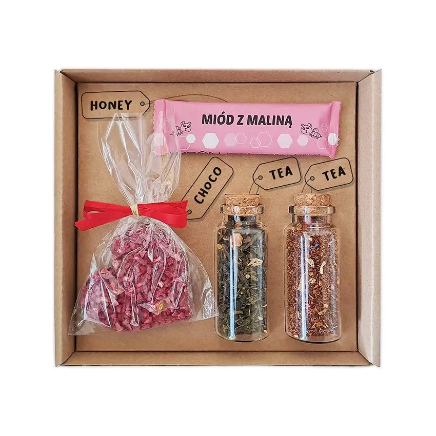 Tea & Sweets – Premium Tee- & Süßigkeiten-Geschenkset