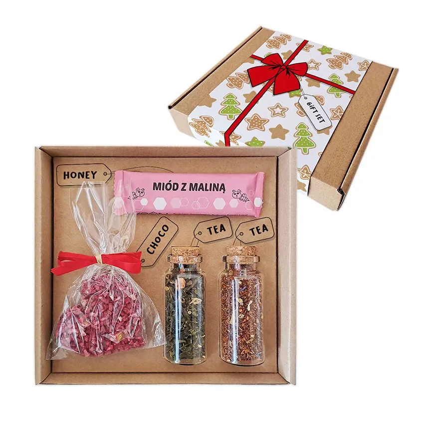 Tea & Sweets – Premium Tee- & Süßigkeiten-Geschenkset
