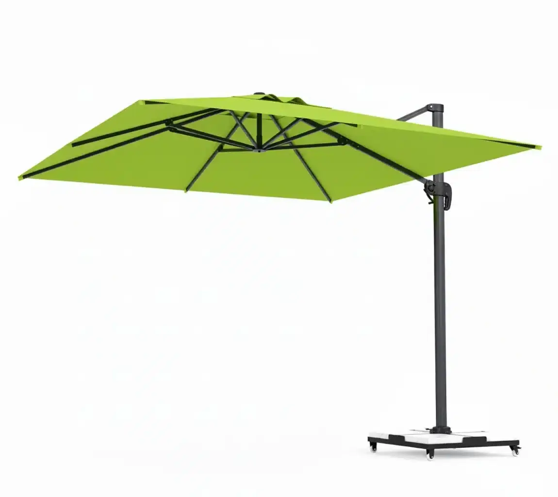Ibiza Seite Körper Regenschirm (Quadratisch 300 x 300 / 8)
