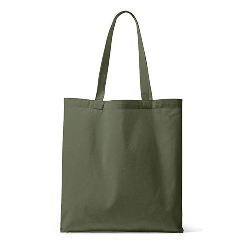 Organic Canvas Carrier Bag Long Handle London