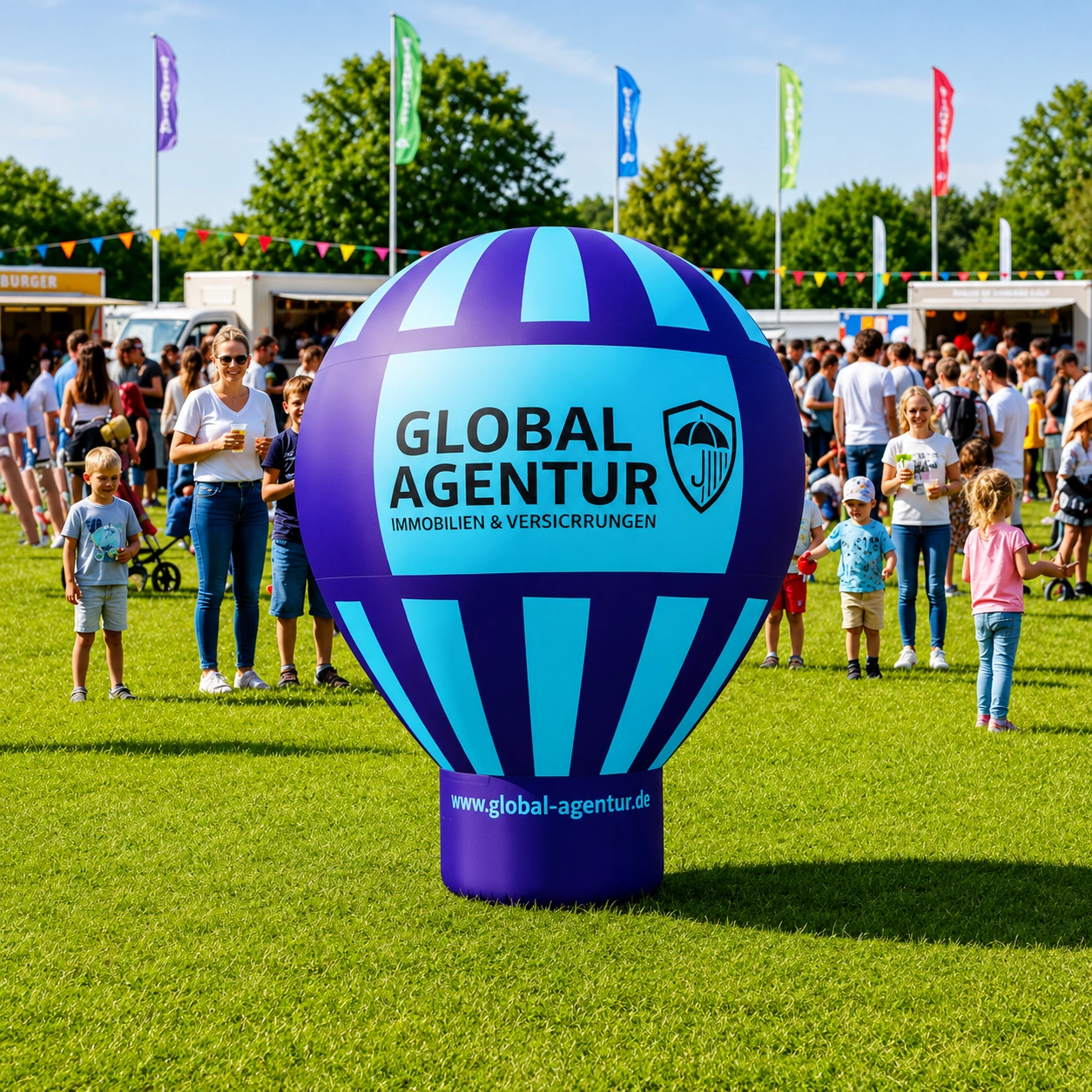 Riesiger Aufblasbarer Werbeballon