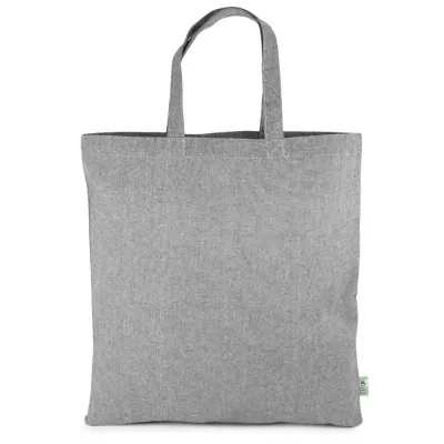 TRIER – Tragetasche aus recycelter Canvas-Baumwolle mit kurzen Henkeln (RE-COTTON) (38 x 42 cm)