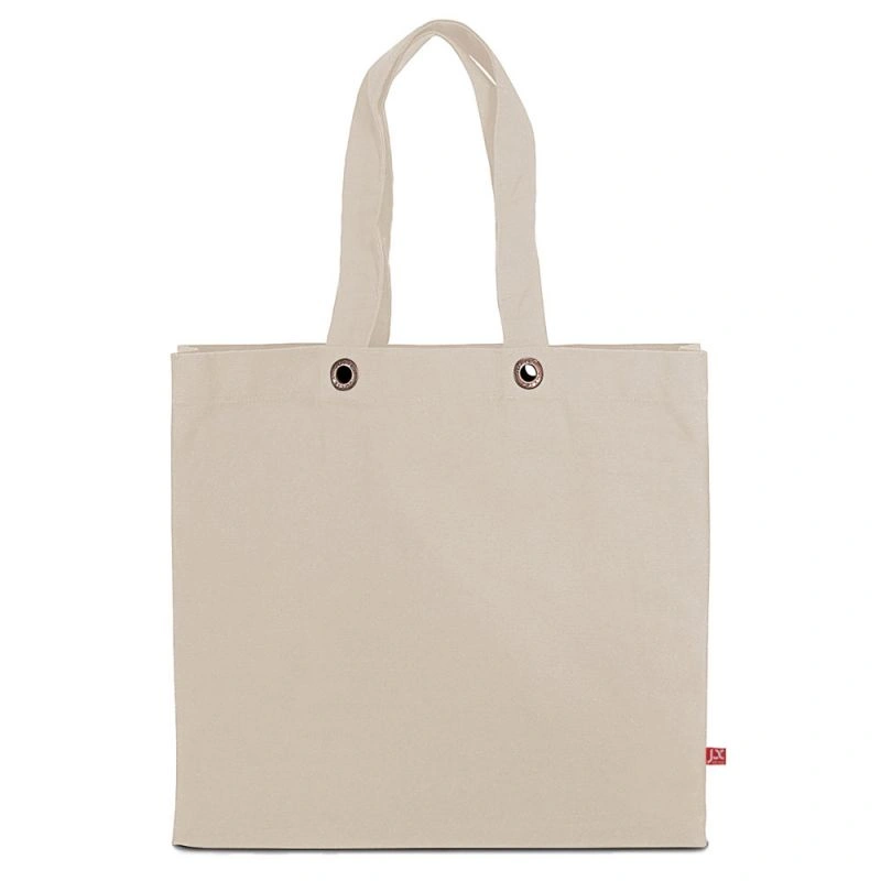 LANTAU – Canvas-Tasche mit Boden- und Seitenfalte sowie Metallösen (40 x 40 cm)