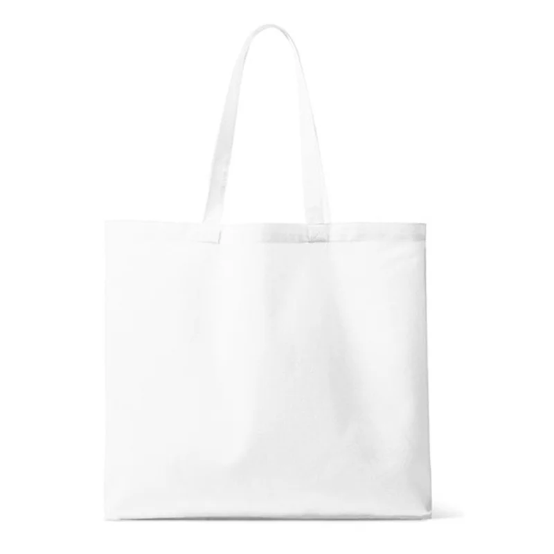 Organic Canvas Carrier Bag Medium Long Handle London 02