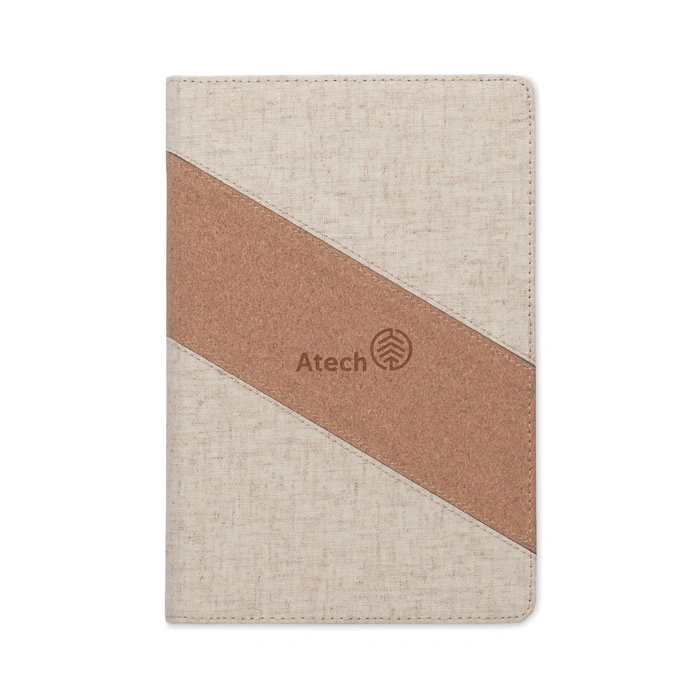 A5-Notizbuch mit 15W-Ladegerät CORTONA