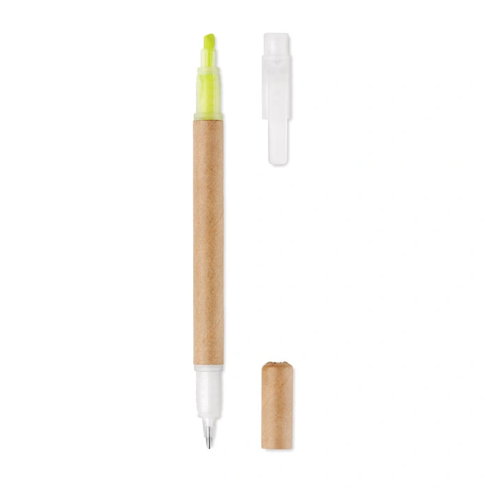 Kugelschreiber mit Textmarker DUO-PAPIER