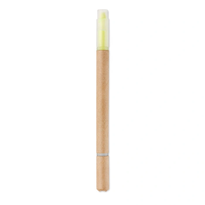 Kugelschreiber mit Textmarker DUO-PAPIER